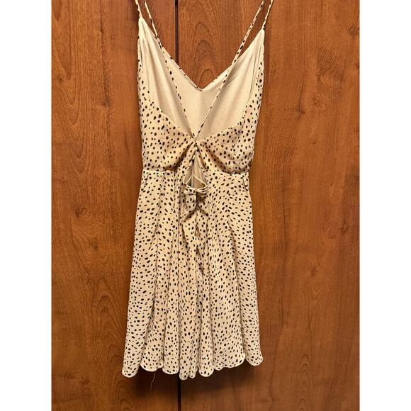 Forever 21 Cream/black Spaghetti strap lightweight dress Size Small - Picture 5 of 5